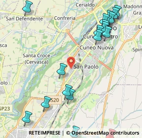 Mappa Via Vignolo, 12100 Cuneo CN, Italia (2.9395)