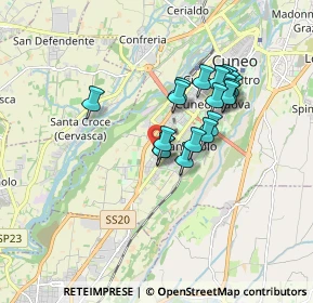 Mappa Via Vignolo, 12100 Cuneo CN, Italia (1.4205)