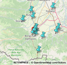 Mappa Via Vignolo, 12100 Cuneo CN, Italia (12.07)