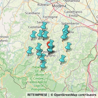 Mappa Via Francesco Petrarca, 41026 Pavullo nel Frignano MO, Italia (10.3205)