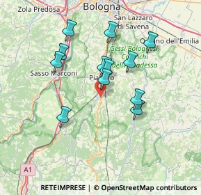 Mappa Cimitero, 40065 Pianoro BO, Italia (6.4675)