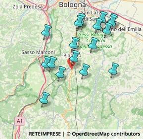 Mappa Via Fondovalle Savena s.n.c, 40060 Pianoro BO, Italia (7.60059)