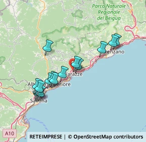 Mappa Via Monte Grappa, 17019 Varazze SV, Italia (7.04467)