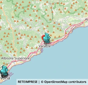 Mappa Via Monte Grappa, 17019 Varazze SV, Italia (7.715)