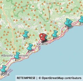 Mappa Via Monte Grappa, 17019 Varazze SV, Italia (3.80833)