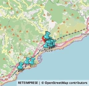 Mappa Via Monte Grappa, 17019 Varazze SV, Italia (1.42)