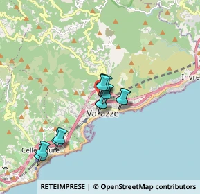 Mappa Via Monte Grappa, 17019 Varazze SV, Italia (1.3725)
