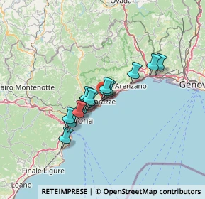 Mappa Via Monte Grappa, 17019 Varazze SV, Italia (9.44267)