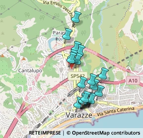 Mappa Via Monte Grappa, 17019 Varazze SV, Italia (0.409)