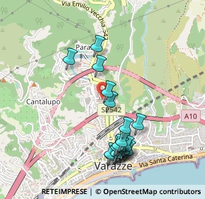 Mappa Via Monte Grappa, 17019 Varazze SV, Italia (0.503)