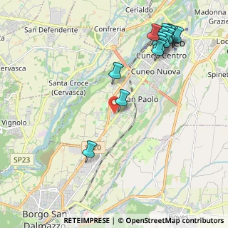Mappa Via Roccasparvera, 12100 Cuneo CN, Italia (2.60857)