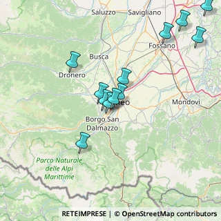 Mappa Via Roccasparvera, 12100 Cuneo CN, Italia (15.6075)