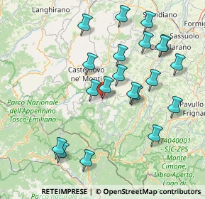 Mappa Via Borghi Don P, 42030 Villa Minozzo RE, Italia (16.3955)