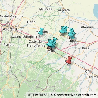Mappa Via Pambera, 40026 Imola BO, Italia (9.38)