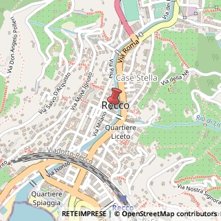 Mappa Via Trieste, 16, 16036 Recco, Genova (Liguria)