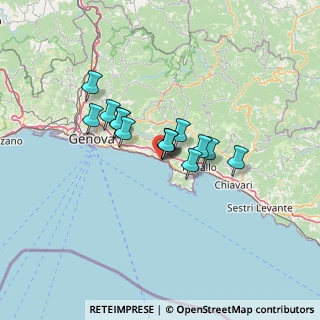 Mappa SS 1 Via Aurelia, 16036 Recco GE, Italia (9.11214)