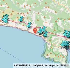 Mappa SS 1 Via Aurelia, 16036 Recco GE, Italia (6.227)