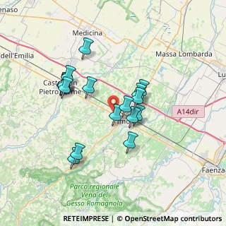 Mappa Via Silimbani, 40026 Imola BO, Italia (6.38667)
