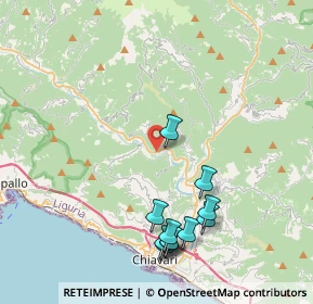 Mappa Via Domenico Norero, 16040 San Colombano Certenoli GE, Italia (4.47455)