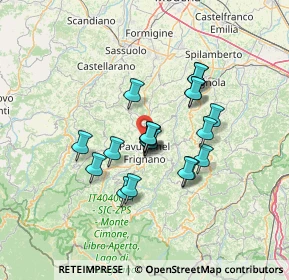 Mappa Via Giardini Nord, 41026 Pavullo nel Frignano MO, Italia (10.836)