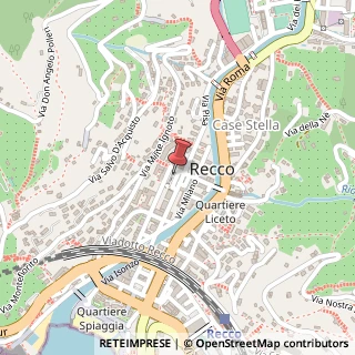 Mappa Piazza Aldo Gastaldi, 14/1, 16036 Recco, Genova (Liguria)