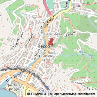 Mappa Via Vecchia Vastato, 8, 16036 Recco, Genova (Liguria)