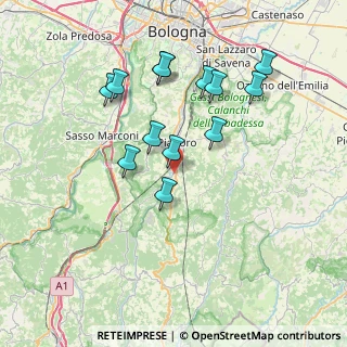 Mappa SP Fondovalle Savena, 40065 Pianoro BO (7.13538)