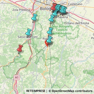 Mappa SP Fondovalle Savena, 40065 Pianoro BO (10.437)