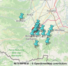 Mappa Piazzale della Repubblica, 12100 Cuneo CN, Italia (8.09929)