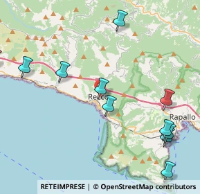 Mappa Via Privata della Rosa Bianca, 16036 Recco GE, Italia (5.67583)