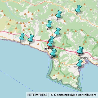 Mappa Via Privata della Rosa Bianca, 16036 Recco GE, Italia (3.77923)