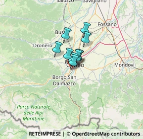 Mappa Via Gimmi Curreno, 12100 Cuneo CN, Italia (8.71091)