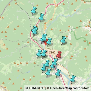 Mappa Via A. Malaspina, 54027 Pontremoli MS, Italia (3.9125)