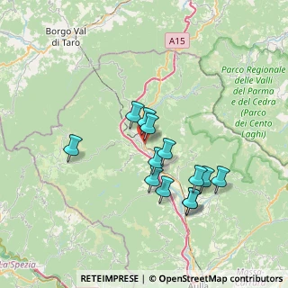 Mappa Via A. Malaspina, 54027 Pontremoli MS, Italia (6.38385)