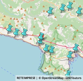 Mappa Via Privata del Parco, 16036 Recco GE, Italia (5.47125)