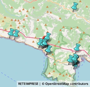 Mappa Via Privata del Parco, 16036 Recco GE, Italia (4.225)