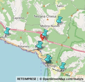 Mappa Via Privata del Parco, 16036 Recco GE, Italia (2.47727)
