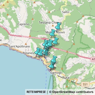 Mappa Via Privata del Parco, 16036 Recco GE, Italia (1.04929)