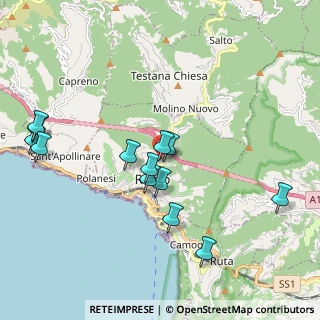 Mappa Via Privata del Parco, 16036 Recco GE, Italia (2.05923)