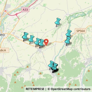 Mappa Via Mondovi, 12081 Beinette CN, Italia (4.201)