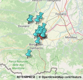 Mappa Largo Piero Bellino, 12100 Cuneo CN, Italia (7.81429)