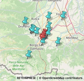 Mappa Largo Piero Bellino, 12100 Cuneo CN, Italia (9.29)