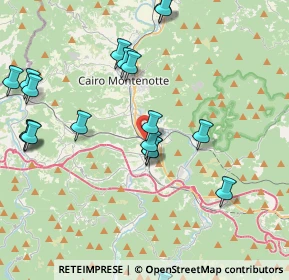 Mappa Via dell' Indipendenza, 17014 Cairo Montenotte SV, Italia (4.956)