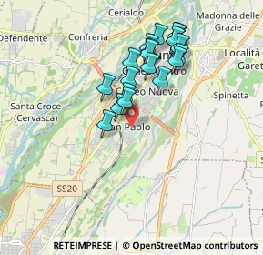 Mappa San Paolo, 12100 Cuneo CN, Italia (1.6695)