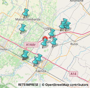 Mappa Via Agrippina, 48032 San Severo RA, Italia (7.255)