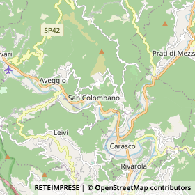 Mappa San Colombano Certenoli