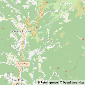 Mappa Varese Ligure