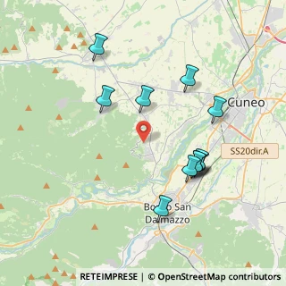 Mappa Via Sandro Pertini, 12010 Vignolo CN, Italia (3.88636)