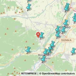 Mappa Via Sandro Pertini, 12010 Cervasca CN, Italia (6.01389)