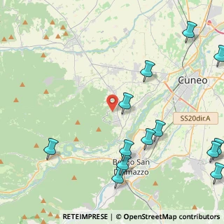 Mappa Via Sandro Pertini, 12010 Vignolo CN, Italia (5.96769)